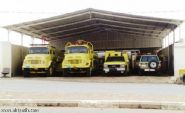 شرطة عفيف توقف شاحنة لبيع الأعلاف