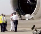 اصطدام طائرة بمعدة سحب في مطار الملك عبدالعزيز