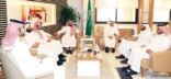 وزير التجارة والصناعة يستقبل لجنة الأوقاف بغرفة الرياض
