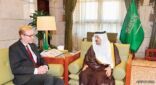 أمير الرياض يبحث الموضوعات المشتركة مع سفير الدنمارك