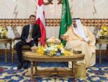 خادم الحرمين يستقبل ولي عهد الدنمارك ويبحث سبل التعاون الثنائي