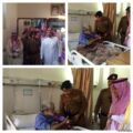محافظ عفيف ولجنة اصدقاء المرضى يشاركون منومي مستشفى عفيف فرحة العيد