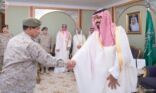 محمد بن سلمان يستقبل كبار قادة ومسؤولي وزارة الدفاع بمناسبة عيد الفطر