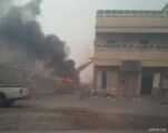 إطلاق نار بالعوامية يؤدي لاحتراق آلية لشركة مقاولات أثناء إزالتها مباني بحي “المسورة”