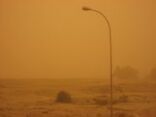 موجة غبار تجتاح محافظة عفيف وقراها والدفاع المدني يحذر  سالكي الطرق