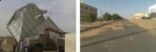 عاصفة رملية تدفن شوارع ظلم بالرمال وتعرقل حركة طريق الرياض  وسقوط لاعمدة انارة ملعب كرة