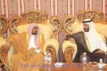 الأستاذ : غنيم بن شبلان يحتفي بالشيخ الطرودي بمحافظة عفيف