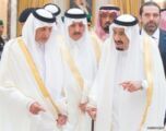 خادم الحرمين يستقبل المهنئين بعيد الفطر المبارك