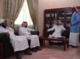 الحامد يزور المعهد المهني بعفيف ويعد بإفتتاح كلية التقنية بعد لقاءه بالمحافظ