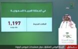“متحدث الصحة”: تسجيل 1197 إصابة جديدة بفيروس كورونا .. والإجمالي يصل إلى 16299