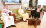 سمو أمير الرياض يستقبل رئيس مركز محمد بن صالح الثقافي