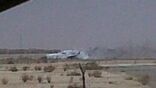 سقوط طائرة (لوفتهانزا) بمطار الملك خالد