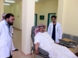 عميد كلية عفيف يدشن إنطلاق حملة التبرع بالدم في كلية التربية للبنين بعفيف