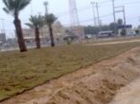 بلدية عفيف تبدأ بانشاء المسطحات الخضراء والعاب الاطفال بمحاذاة الوادي