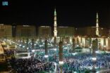 أكثر من 14 مليون مصل بالمسجد النبوي منذ بداية شهر رمضان المبارك