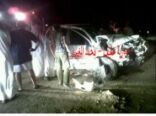 بالصور : وفاة مواطن أربعيني بعد إصطدام سيارته بمؤخرة شاحنة