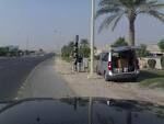 مجهول يطلق النار على مركبة ساهر فوق كوبري "لبخة" ويتسبب بإحراقها ومقتل سائقها