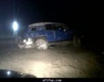 بالصور –  اصابة ثلاث اشخاص في حادث تصادم على طريق عفيف – البجادية