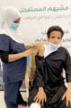 إقبال طلاب وطالبات تعليم عفيف على مركز اللقاحات بالمحافظة لعودة آمنة لمدارسهم