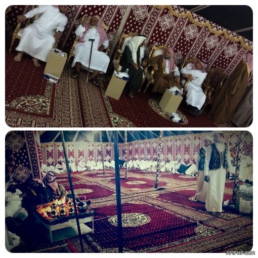 محمد ابن عتقان المغيري يحتفل بمناسبة تخرج ابنه الدكتور”سطـام”