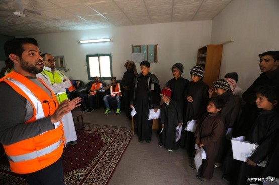 النفيعي يفتتح المشتل الزراعي والعيادة الصحية بمتوسطة طارق بن زياد