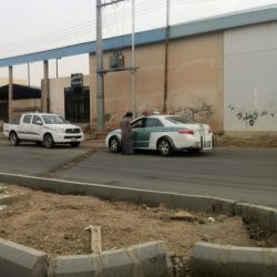 سيارة المربي الفاضل الاستاذ نايف العامر رحمه الله بعد تعرضه لحادث بالقرب من البجاديه